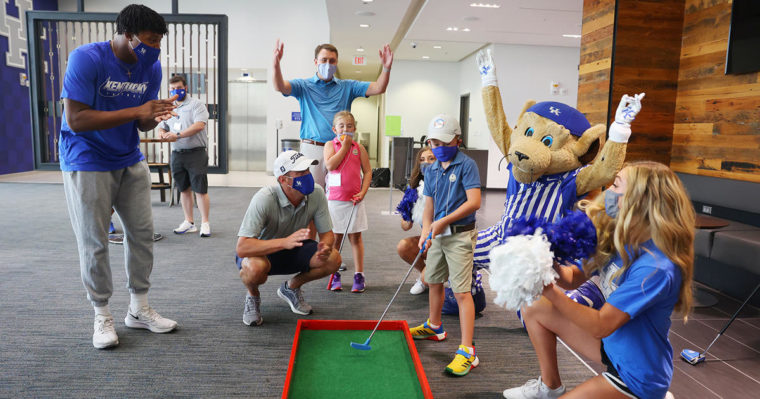 KCH Patients, PGA Golfers Tee Off in Annual Mini Golf Tournament