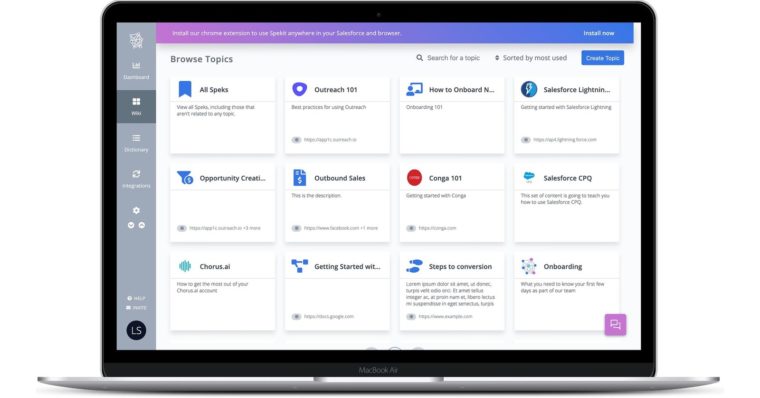 Spekit Raises $2.54 Million to Reinvent Salesforce Training